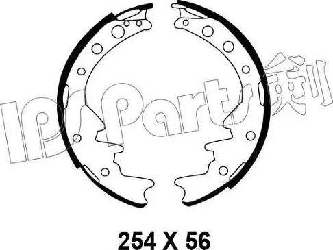 IPS Parts IBL-4233 - Гальмівні колодки autocars.com.ua