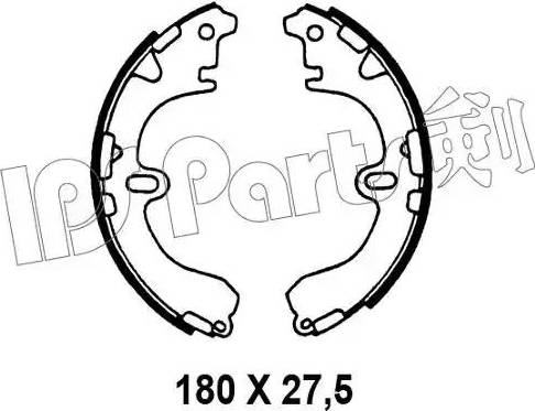 IPS Parts IBL-4294 - Гальмівні колодки autocars.com.ua