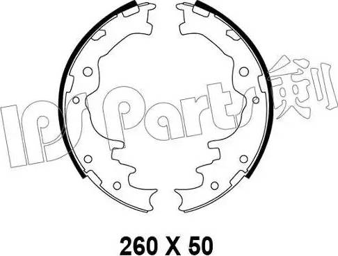 IPS Parts IBL-4393 - Гальмівні колодки autocars.com.ua