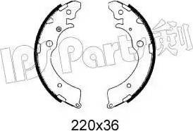 IPS Parts IBL-4411 - Гальмівні колодки autocars.com.ua