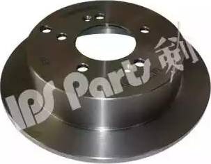 IPS Parts IBP-1H03 - Гальмівний диск autocars.com.ua