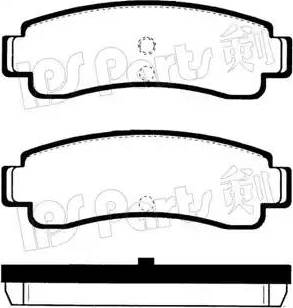 IPS Parts IBR-1125 - Гальмівні колодки, дискові гальма autocars.com.ua