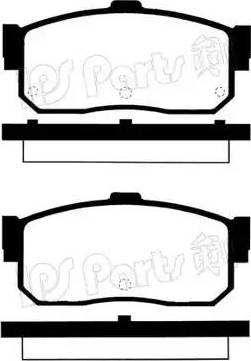 IPS Parts IBR-1127 - Тормозные колодки, дисковые, комплект autodnr.net