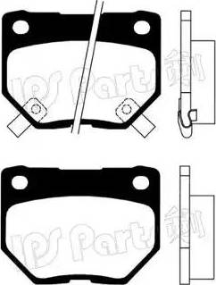 IPS Parts IBR-1129 - Гальмівні колодки, дискові гальма autocars.com.ua