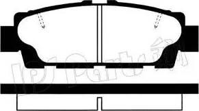 IPS Parts IBR-1265 - Тормозные колодки, дисковые, комплект autodnr.net