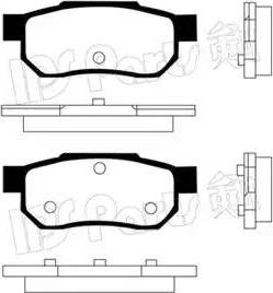 IPS Parts IBR-1425 - Гальмівні колодки, дискові гальма autocars.com.ua