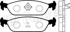 IPS Parts IBR-1600 - Тормозные колодки, дисковые, комплект autodnr.net