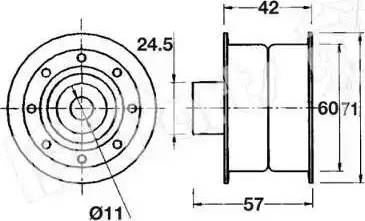 IPS Parts ITB-6113 - Натяжитель, ремень ГРМ autodnr.net