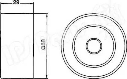 IPS Parts ITB-6206 - Натягувач, зубчастий ремінь autocars.com.ua