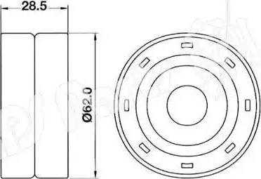 IPS Parts ITB-6225 - Натяжитель, ремень ГРМ autodnr.net