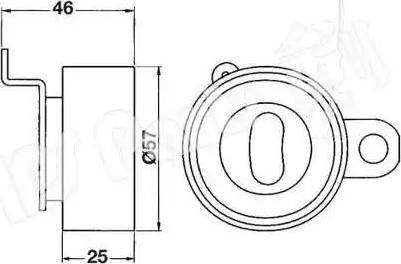 IPS Parts ITB-6226 - Натяжитель, ремень ГРМ autodnr.net