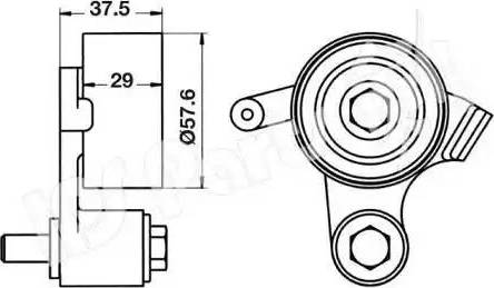 IPS Parts ITB-6252 - Натяжитель, ремень ГРМ autodnr.net