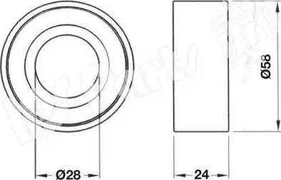 IPS Parts ITB-6342 - Натяжитель, ремень ГРМ autodnr.net