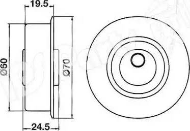 IPS Parts ITB-6506 - Натягувач, зубчастий ремінь autocars.com.ua