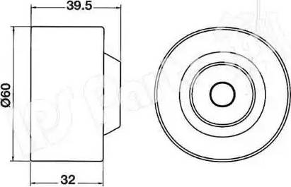 IPS Parts ITB-6513 - Натягувач, зубчастий ремінь autocars.com.ua