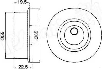 IPS Parts ITB-6514 - Натяжитель, ремень ГРМ autodnr.net