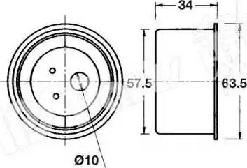 IPS Parts ITB-6515 - Натяжитель, ремень ГРМ autodnr.net