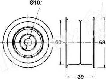 IPS Parts ITB-6517 - Натяжитель, ремень ГРМ autodnr.net