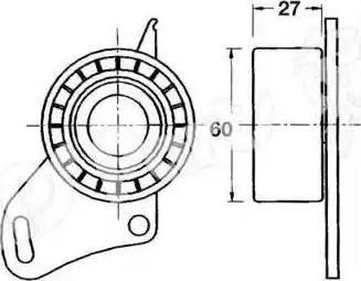 IPS Parts ITB-6602 - Натягувач, зубчастий ремінь autocars.com.ua