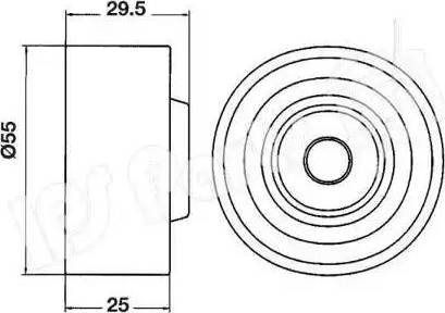 IPS Parts ITB-6H02 - Натягувач, зубчастий ремінь autocars.com.ua