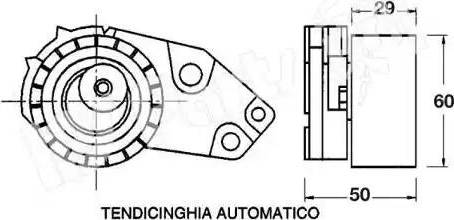 IPS Parts ITB-6W04 - Натягувач, зубчастий ремінь autocars.com.ua