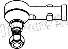 IPS Parts ITR-10H95 - Наконечник рулевой тяги, шарнир autodnr.net