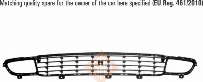 Isam 0712710 - Решітка вентилятора, буфер autocars.com.ua