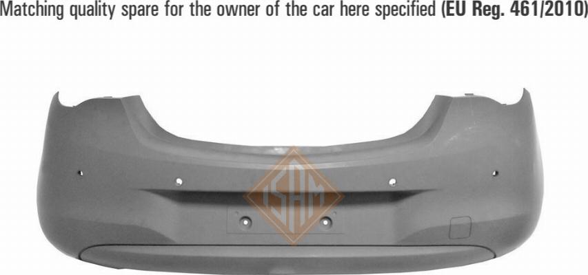 I.S.A.M. 0745125 - Буфер, бампер autocars.com.ua