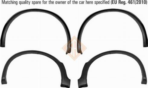 I.S.A.M. 0917910 - Комплект облицювання / захисної накладки autocars.com.ua