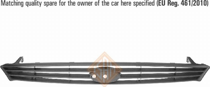 Isam 1002510 - Решітка радіатора autocars.com.ua