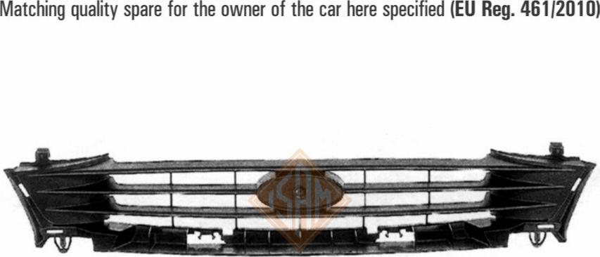 I.S.A.M. 1005510 - Решітка радіатора autocars.com.ua