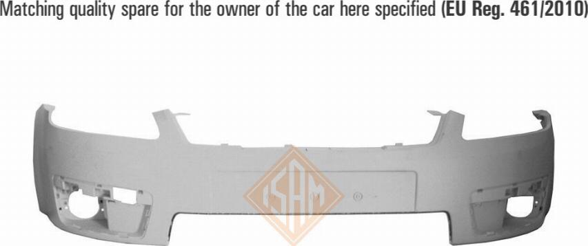 I.S.A.M. 1009111 - Буфер, бампер autocars.com.ua