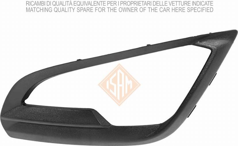 I.S.A.M. 1066832 - Рама, протитуманні фари autocars.com.ua