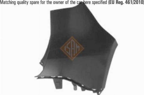 I.S.A.M. 1437021 - Буфер, бампер autocars.com.ua