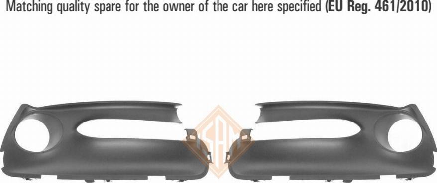 I.S.A.M. 1441738 - Решітка вентилятора, буфер autocars.com.ua