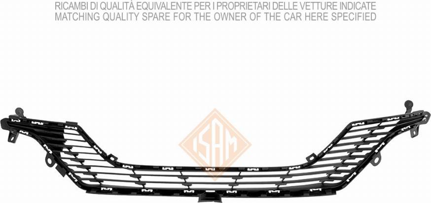 I.S.A.M. 1544710 - Решітка вентилятора, буфер autocars.com.ua