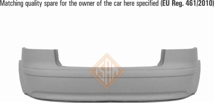 I.S.A.M. 1706121 - Буфер, бампер autocars.com.ua