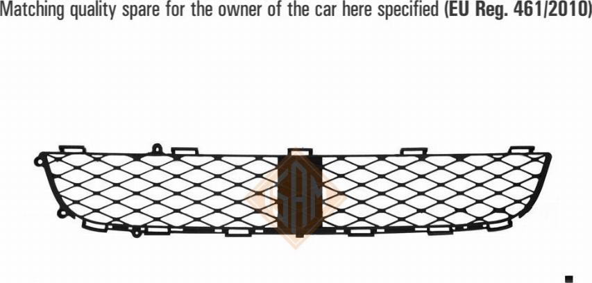 Isam 2301710 - Решітка вентилятора, буфер autocars.com.ua