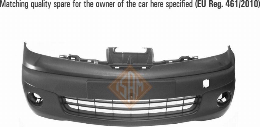 I.S.A.M. 2411110 - Буфер, бампер autocars.com.ua