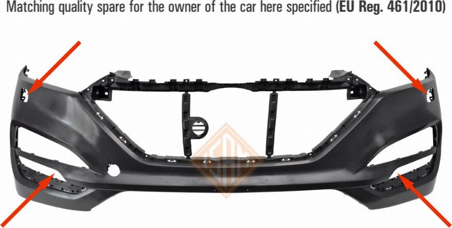 I.S.A.M. 3018114 - Буфер, бампер autocars.com.ua