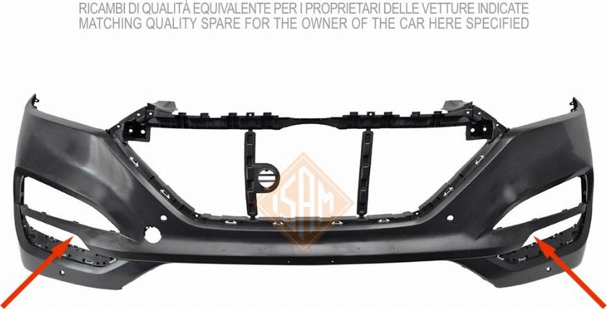 I.S.A.M. 3018115 - Буфер, бампер autocars.com.ua