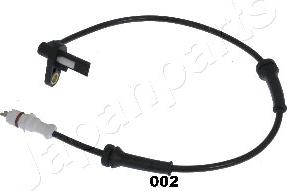 Japanparts ABS-002 - Датчик ABS, частота обертання колеса autocars.com.ua