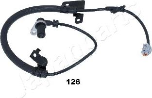 Japanparts ABS-126 - Датчик ABS, частота вращения колеса avtokuzovplus.com.ua