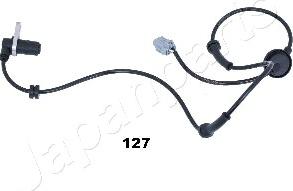 Japanparts ABS-127 - Датчик ABS, частота обертання колеса autocars.com.ua