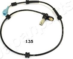 Japanparts ABS-135 - Датчик ABS, частота вращения колеса autodnr.net