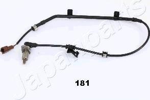 Japanparts ABS-181 - Датчик ABS, частота обертання колеса autocars.com.ua