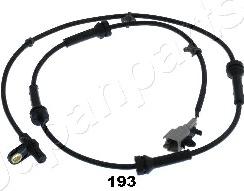 Japanparts ABS-193 - Датчик ABS, частота вращения колеса avtokuzovplus.com.ua