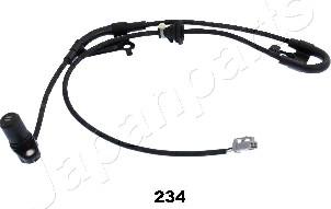 Japanparts ABS-234 - Датчик ABS, частота обертання колеса autocars.com.ua