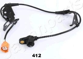 Japanparts ABS-412 - Датчик ABS, частота обертання колеса autocars.com.ua