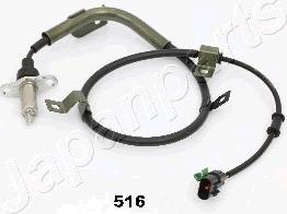 Japanparts ABS-516 - Датчик ABS, частота обертання колеса autocars.com.ua